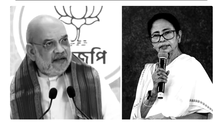 Amit Shah outlines BJP’s charges in Kolkata, TMC responds