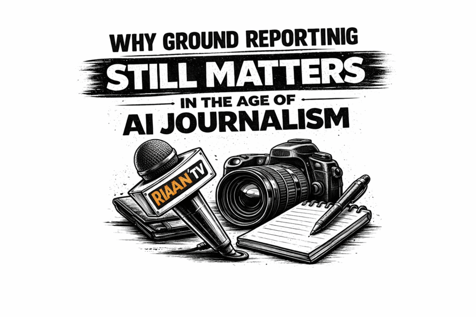 Why Ground Reporting Still Matters in the Age of AI Journalism riaantv