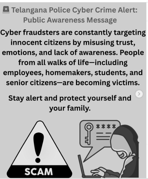 Cyber Fraud is Targeting Hyderabad Citizens ..