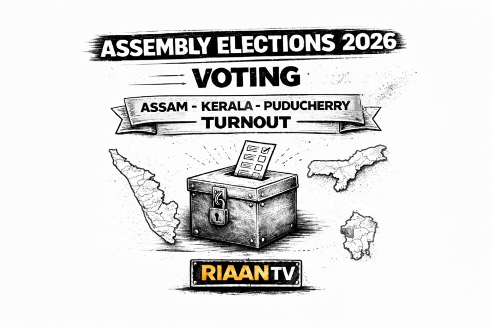 Voting held in Assam, Kerala and Puducherry amid tight security; steady turnout recorded