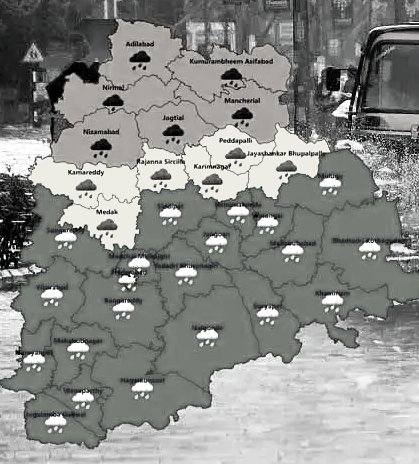Telangana Weather Today: IMD Warns of Heavy Rain and Thunderstorms